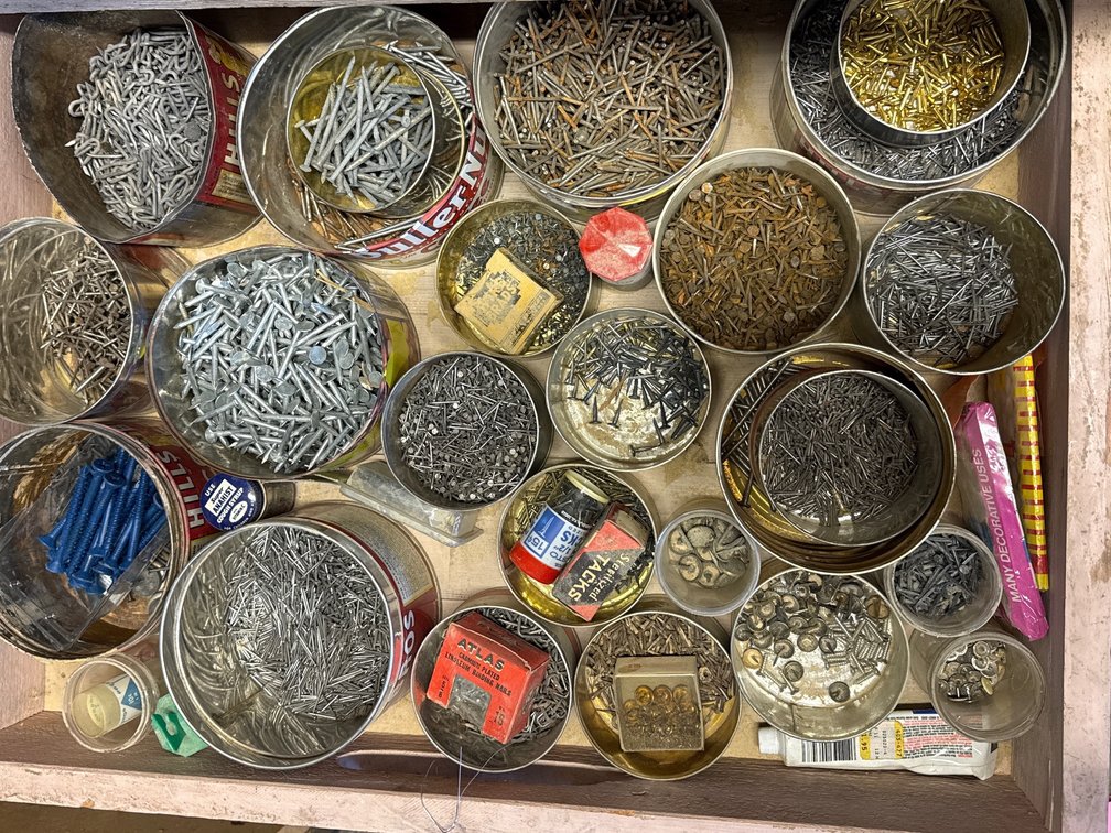 Nails, Wire Brads, Tacks, and Hardware