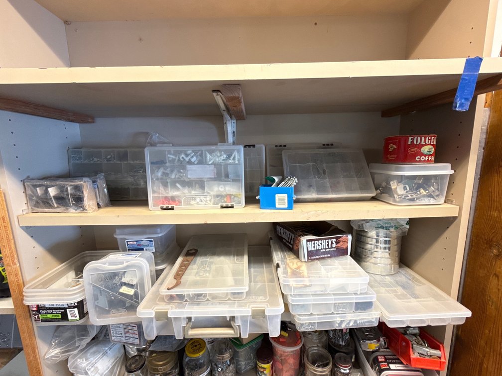 Workshop Hardware, Fasteners, and Storage Organizers