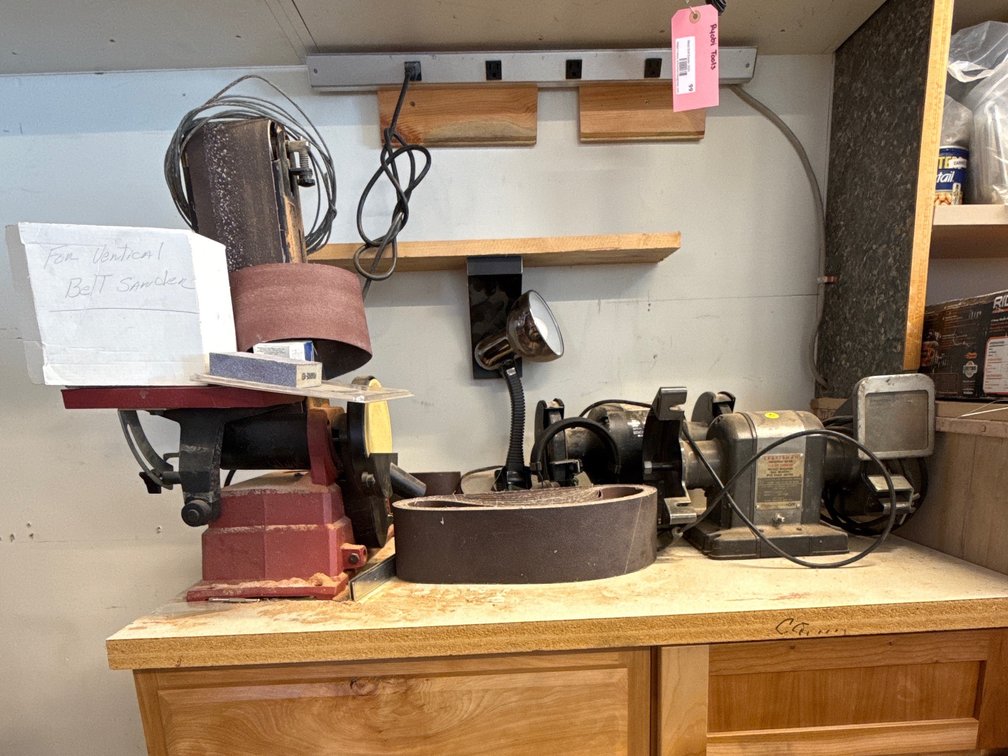 Belt and Disc Sander, Bench Grinders, and Sanding Abrasives