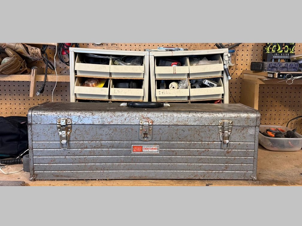 Metal Toolbox, Parts Organizers, Hardware, and Workshop Supplies