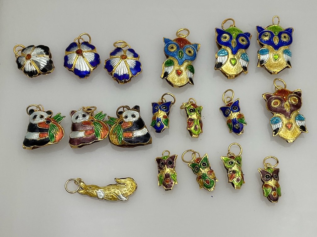 Cloisonné Enamel Charms