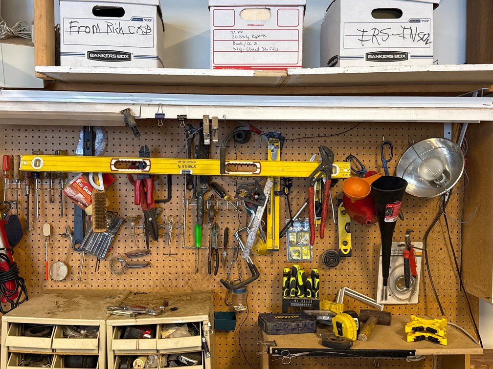 Hand Tools, Spirit Levels, Work Lights, and Battery Charger