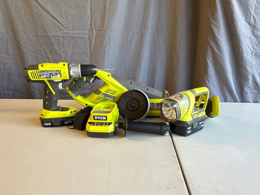 Ryobi ONE+ 18V Cordless Power Tools and Charger