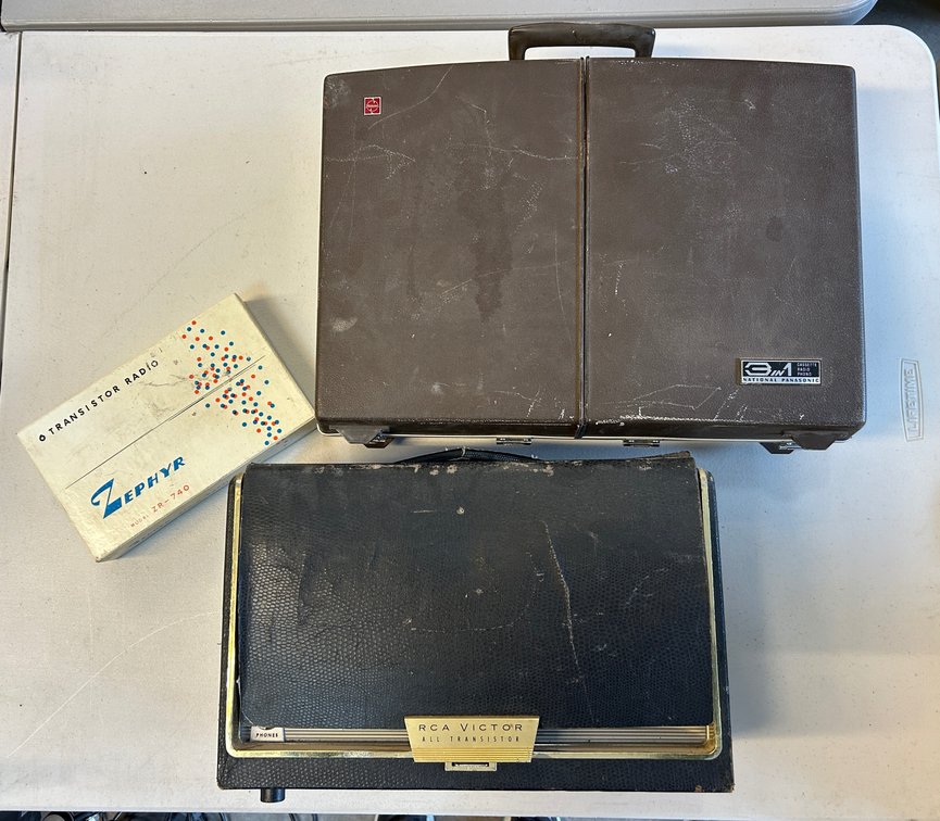 Transistor Radios and Cassette Radio Phonograph