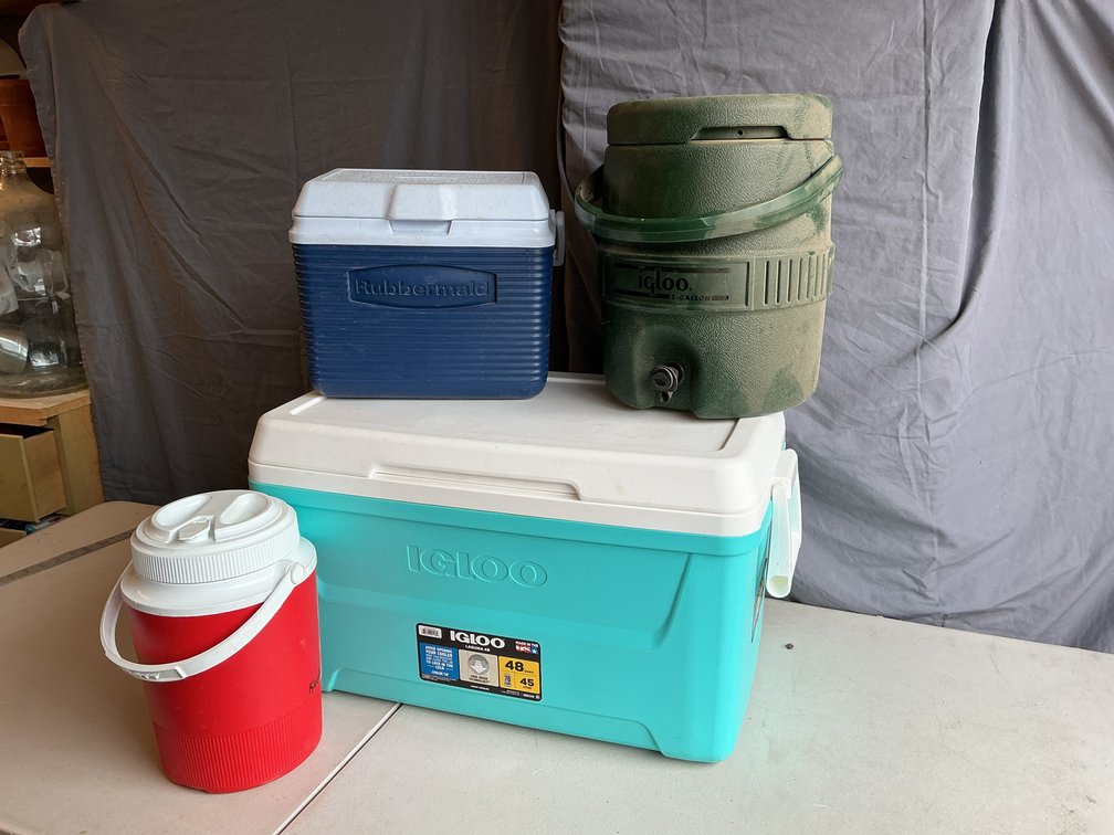 Coolers and Insulated Beverage Jugs