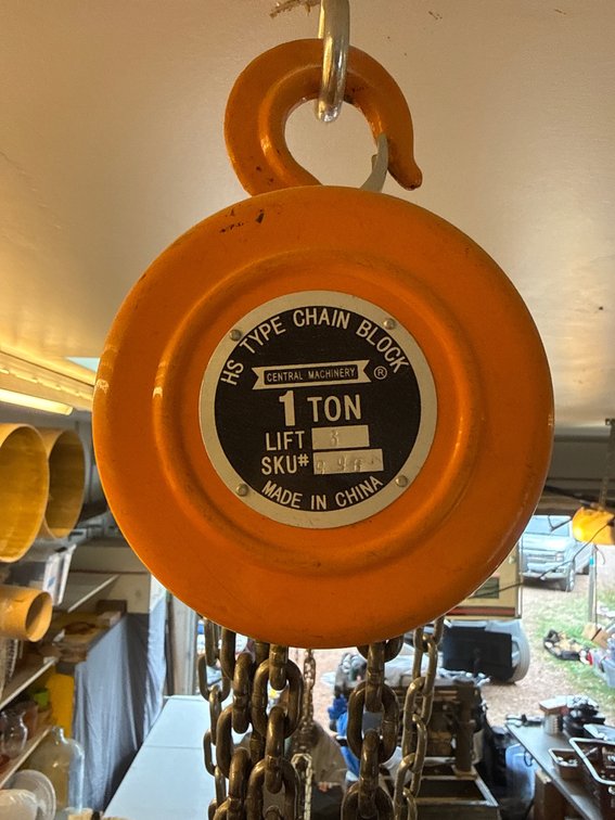 Manual Chain Hoists with Hooks and Steel Chains