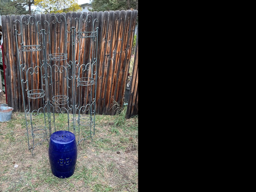 Plant Stand and Garden Stool