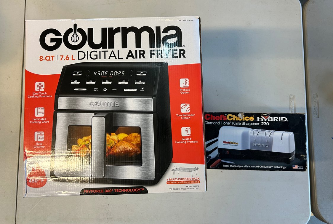 Air Fryer and Knife Sharpener