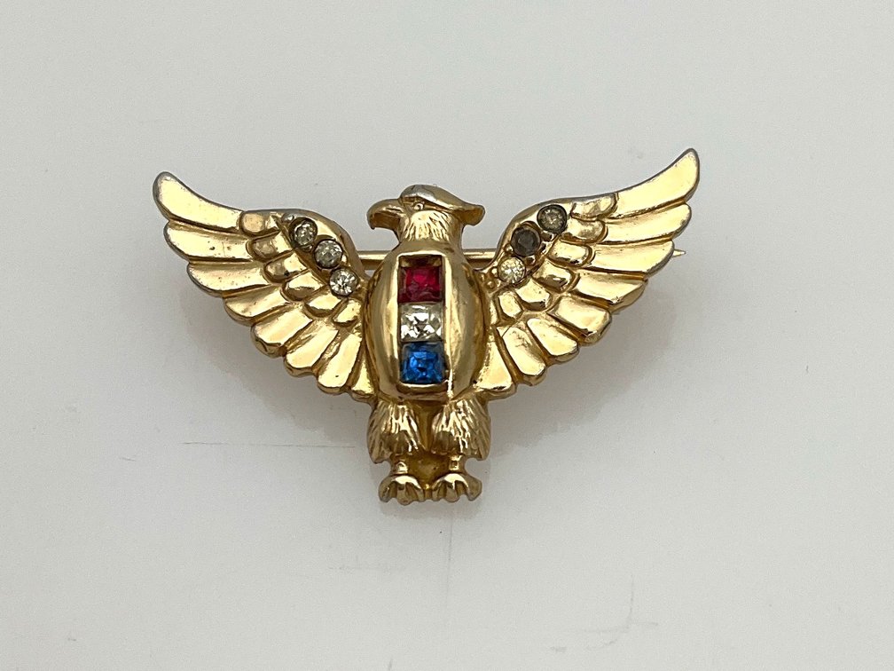 Vintage Coro Eagle Brooch