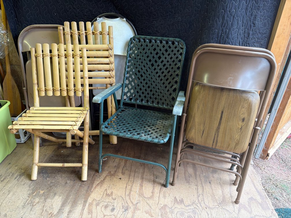 Assorted Folding Chairs