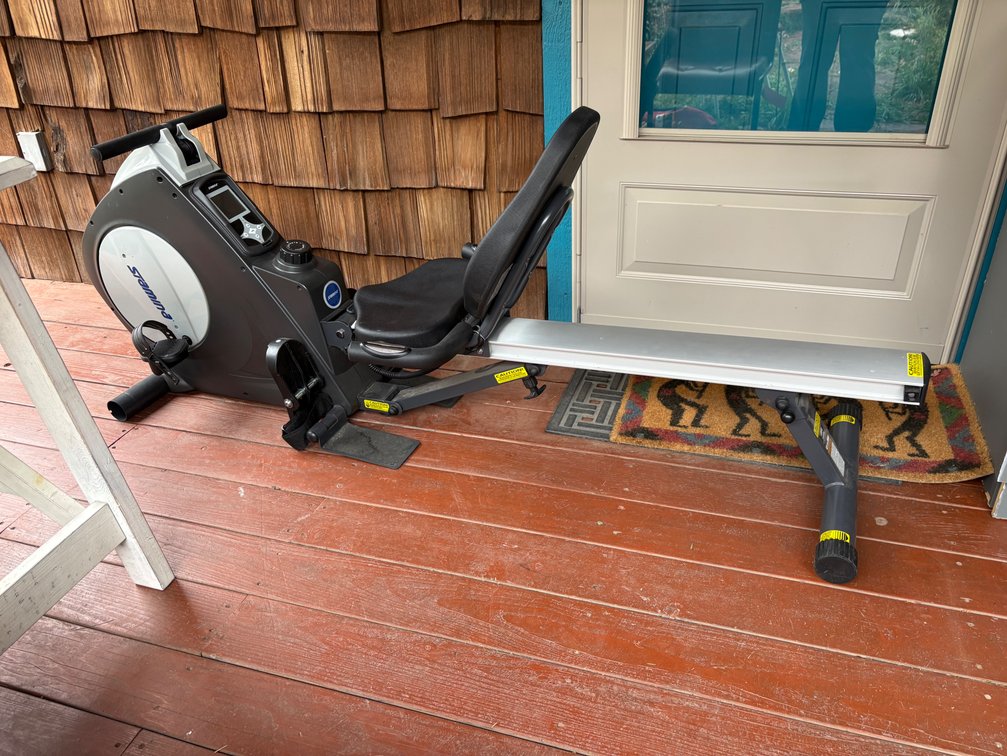 Stamina Recumbent Exercise Bike and Rower Combo