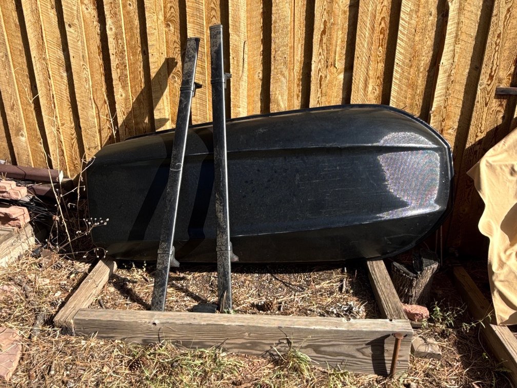 Yakima Rooftop Cargo Box with Crossbars