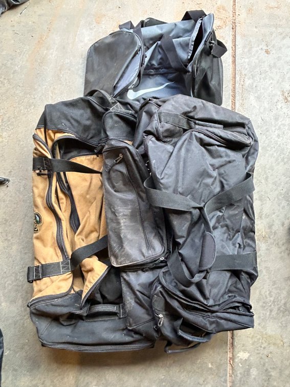 Duffel Bag and Rolling Bags