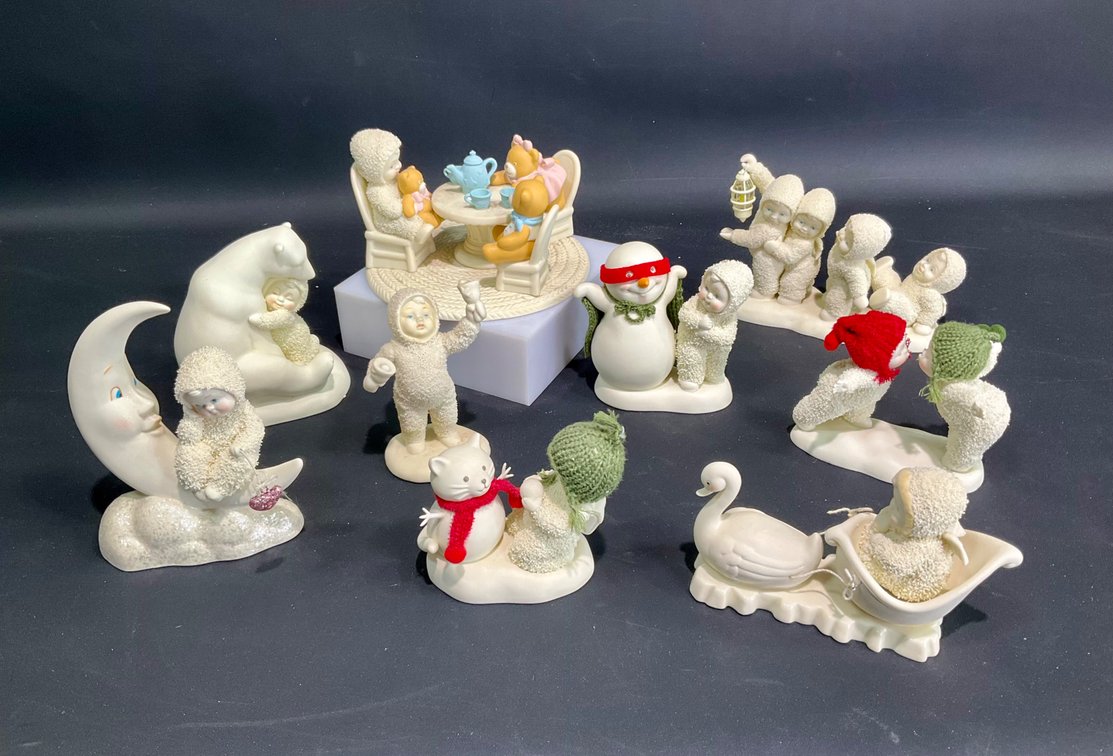Department 56 Snowbabies Bisque Porcelain Figurines