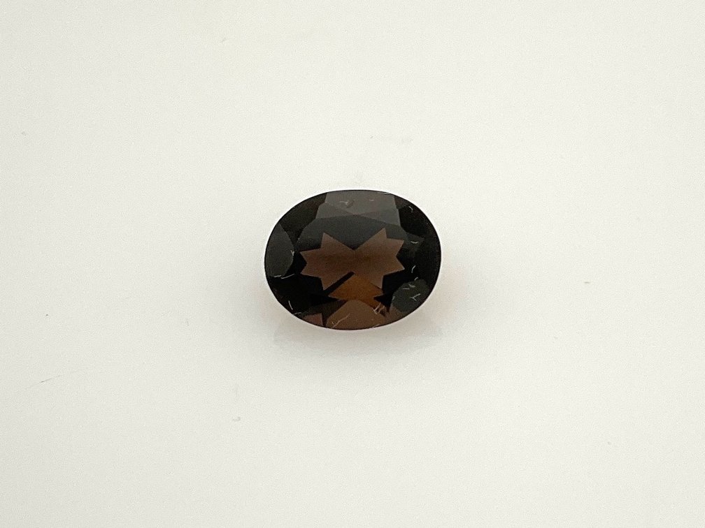 Smoky Quartz Oval Cut Gemstone