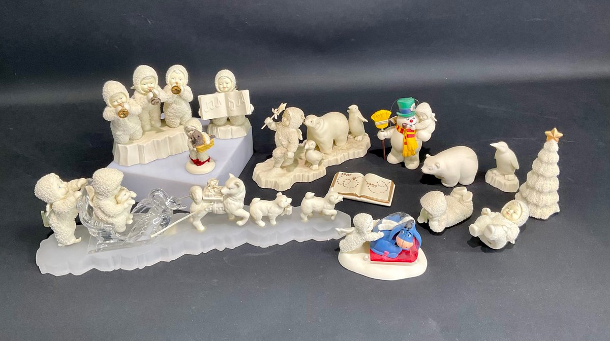 Department 56 Snowbabies Bisque Porcelain Figurines