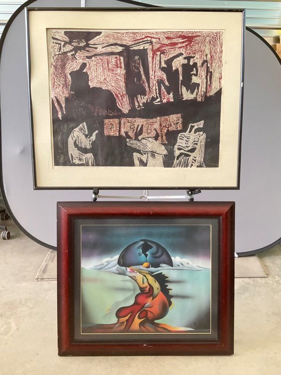 Richard C. Cramer Framed Print and Framed Surrealist Artwork