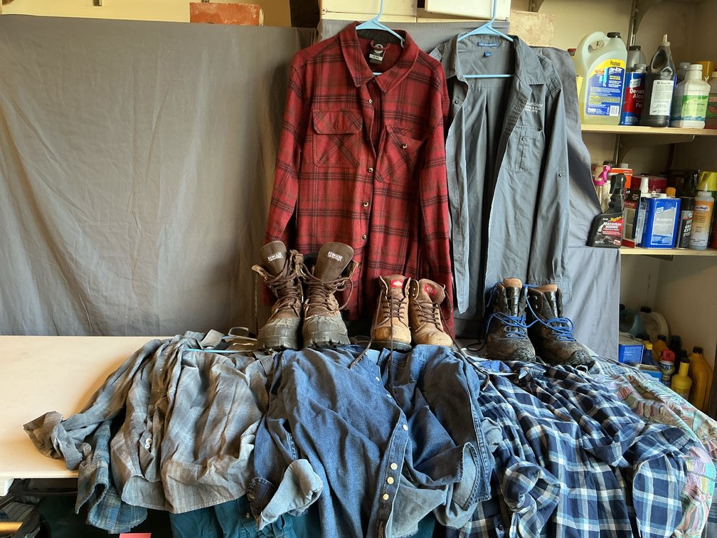 Men's Button-Down Shirts, Flannels, and Boots