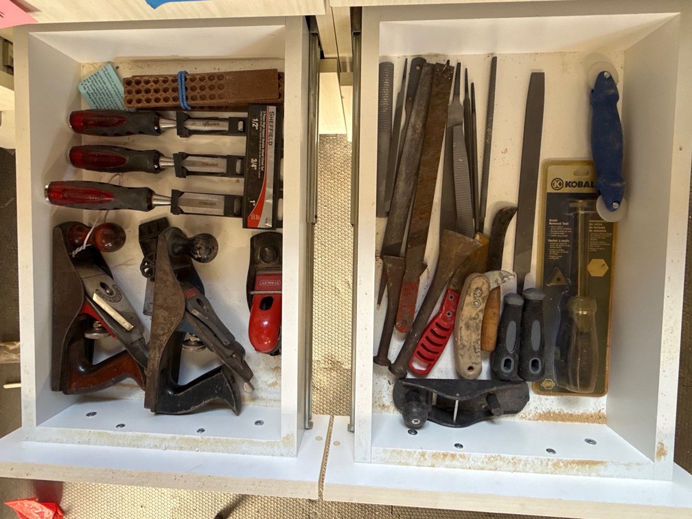 Woodworking Hand Planes, Chisels, Files, and Hand Tools