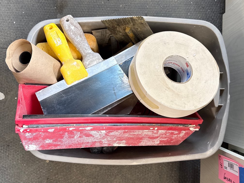 Drywall and Painting Tools, Trowels, and Supplies