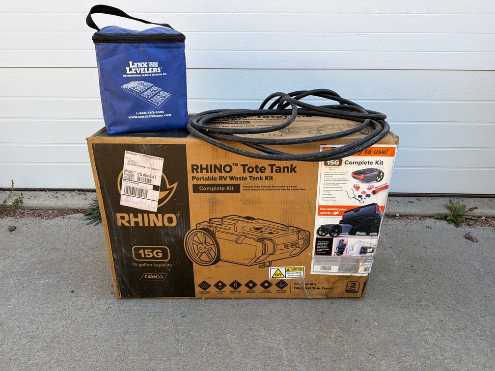 RV Waste Tote Tank & More