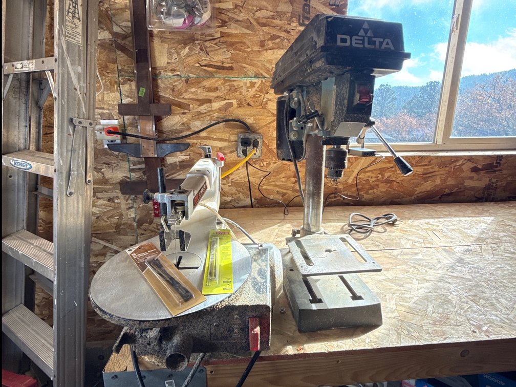 Delta 11-950 Drill Press & Skil 16" Scroll Saw