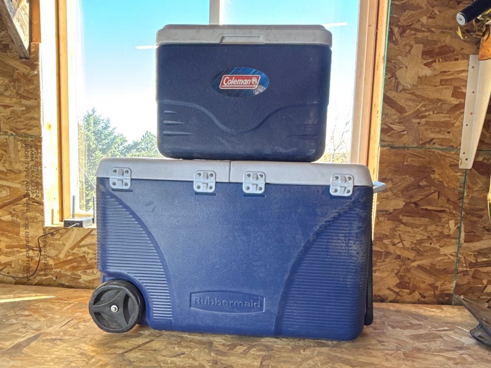 Rubbermaid and Coleman Coolers