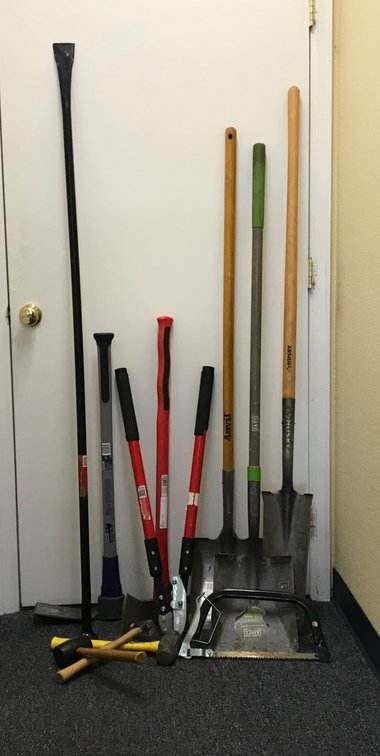 Shovels, Digging Bar, Pick Mattock, and Hand Tools