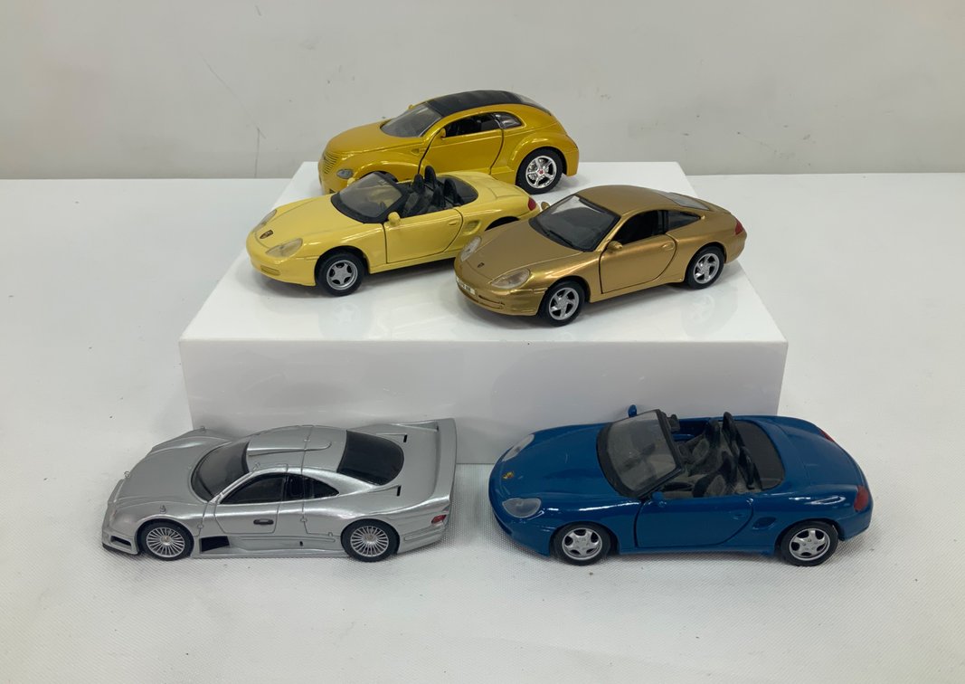 Die-Cast Scale Model Sports Cars and Coupes