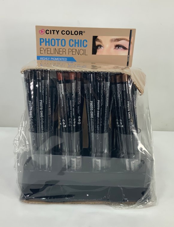 City Color Photo Chic Eyeliner Pencils and Retail Displays