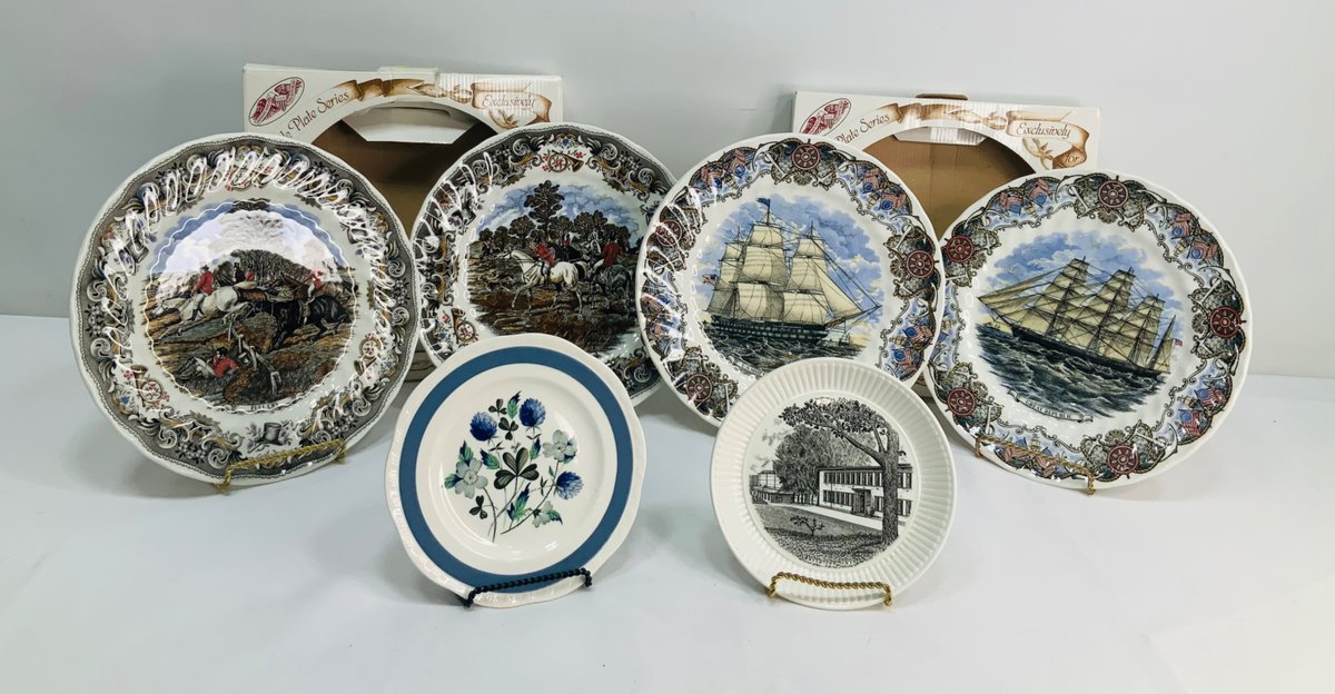 Churchill, Wedgwood, and Alfred Meakin Decorative Plates