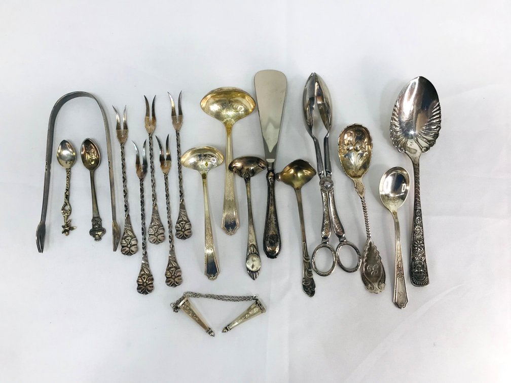 Silverplate and Silver-Tone Flatware and Serving Utensils