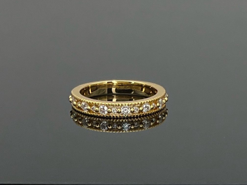 Moissanite Band Ring