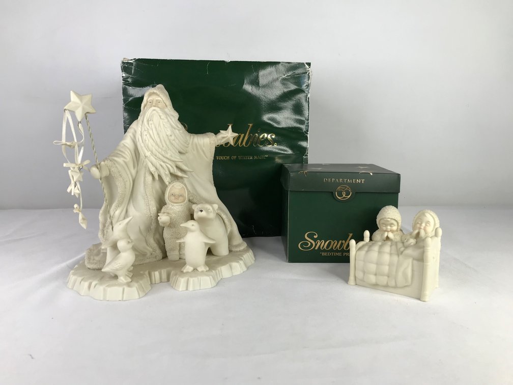 Department 56 Snowbabies Bisque Porcelain Figurines