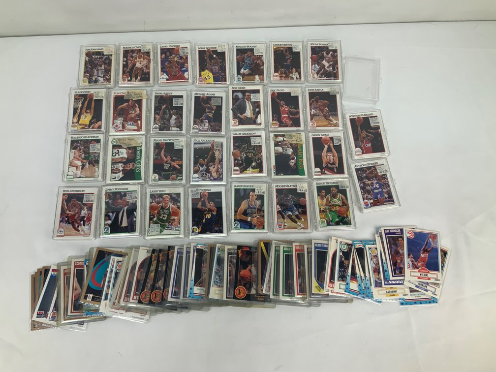 NBA Basketball Trading Cards in Protective Cases