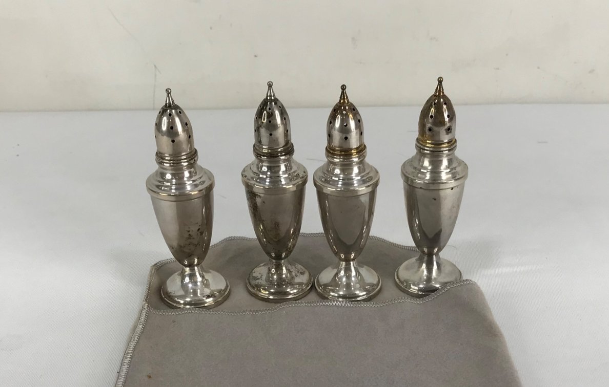 Weighted Sterling Silver S & P Shakers