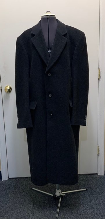 Ron Chereskin Men Cashmere Blend Long Overcoat