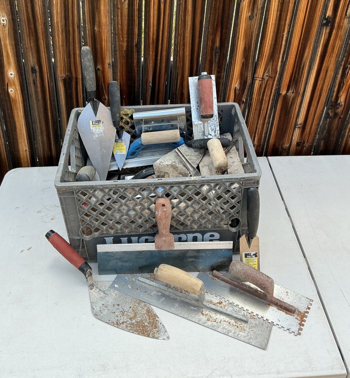 Hand Tools with Crate