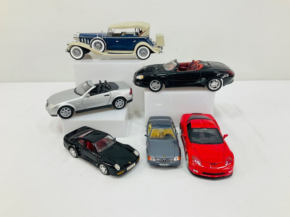 Die-Cast Metal and Plastic Scale Model Cars