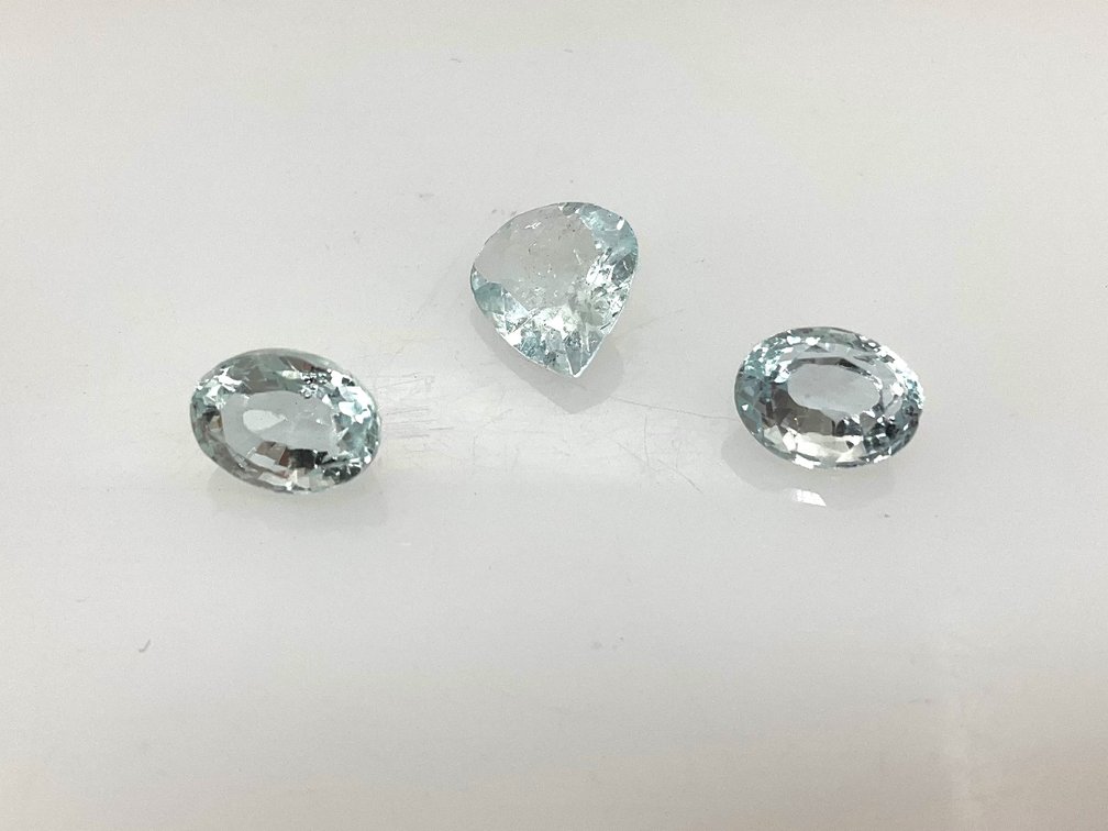 Aquamarine Faceted Loose Gemstones