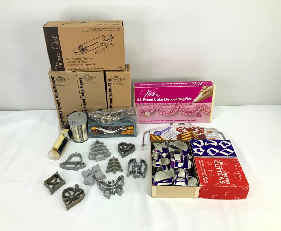 Baking and Cake Decorating Sets, Cutters, and Kitchen Utensils