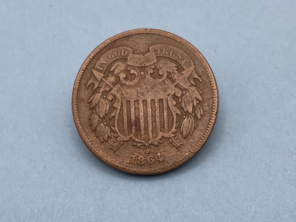 1864 2-Cent Piece
