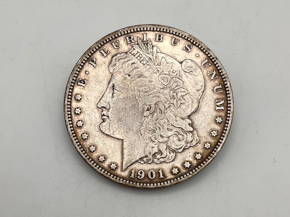 1901 US Morgan Silver Dollar