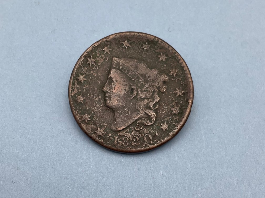 1820 Coronet Head Large Cent