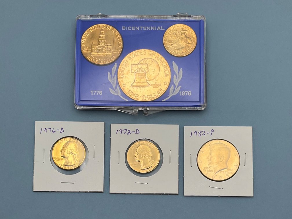 Gold Plated Coins
