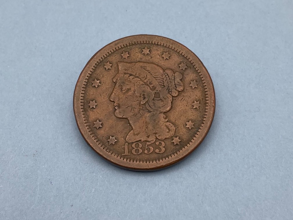 1853 US Large Cent