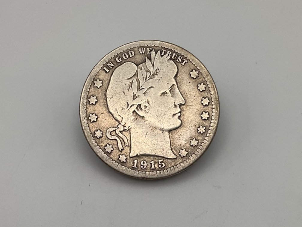 1915-S US Silver Barber 25c