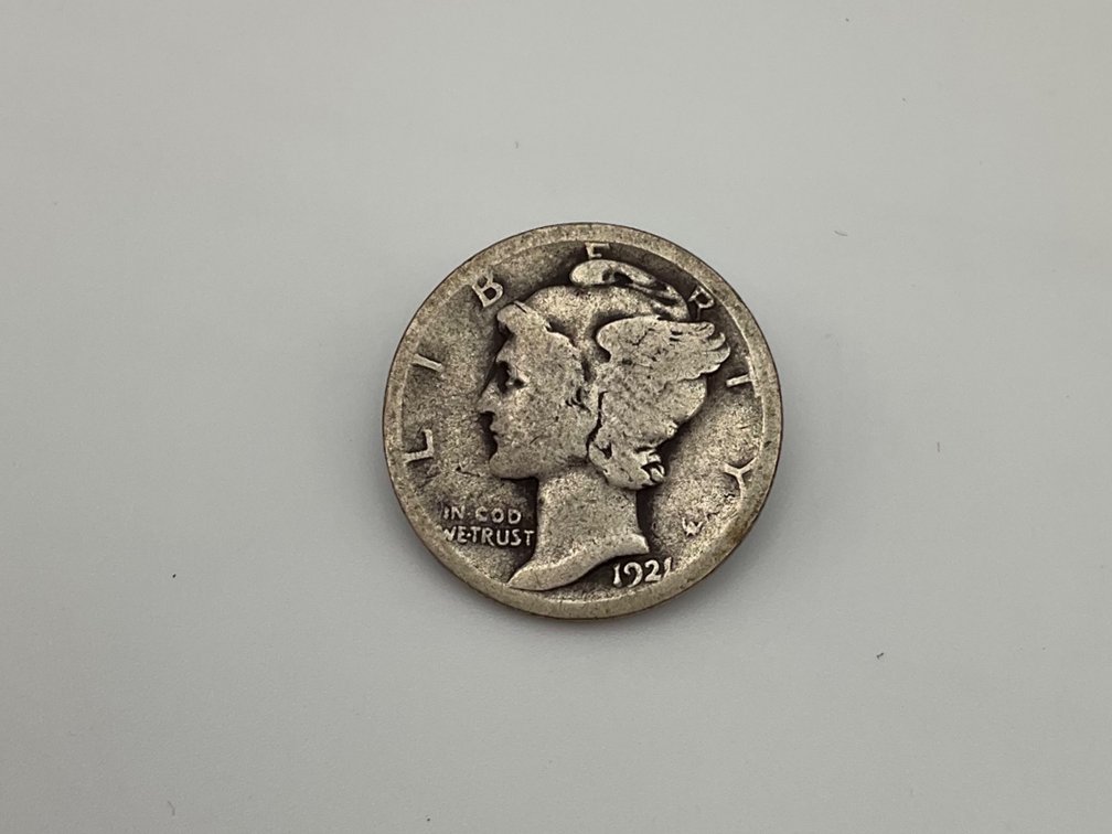 1921 Mercury Dime