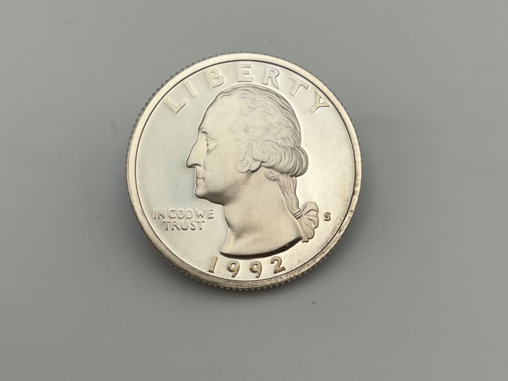1992-S 90% Silver Proof Quarter