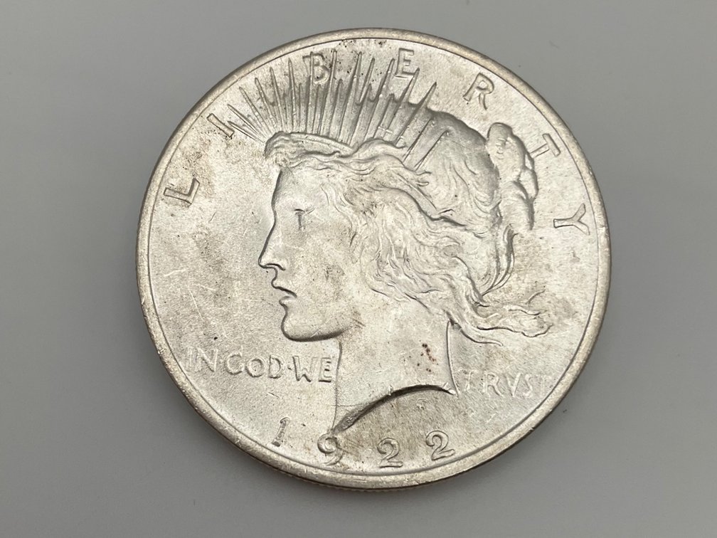 1922 US Peace Silver Dollar